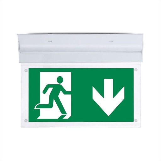[836] 2W LED Wall Surface Emergency Exit Light 6000K