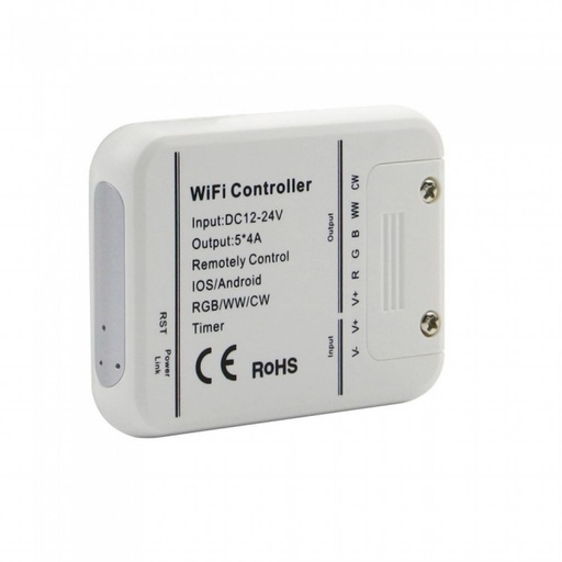 [8426] V-TAC Controller Dimmer WiFi Strip LED Compatibile con Google Home e Amazon Alexa via App Magic Home Interagisce con Smartphone