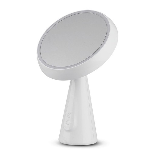 [8670] V-TAC Lampada LED a Specchio 5W con Adattatore Orientabile Colore Bianco 3000K Dimmerabile