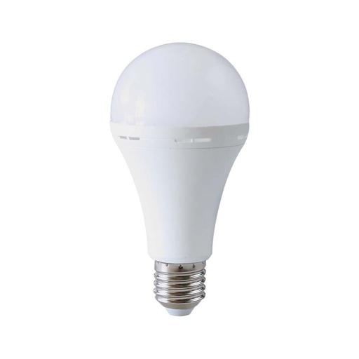 [7794] V-TAC Lampadina LED Utilizzabile Come Torcia E27 12W A80 con Batteria da 4.5h 4000K