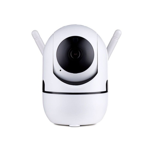 [8439] V-TAC Camera di Videosorveglianza da Interno 2MP 1080px IP WiFi Orientabile PTZ Visione Notturna e Sensore di Movimento con Microfono e Altoparlante Integrati SD 64Gb Colore Bianco