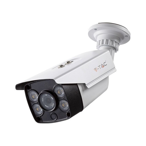 [8479] V-TAC Camera di Videosorveglianza da Interno/Esterno IP 2MP 1080px FullHD con Visione Notturna a Colori Compatibile con Smart Device